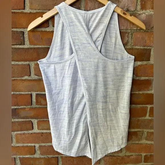 Athleta Lavender Heather Essence Tie Back Tank - Picture 4 of 5